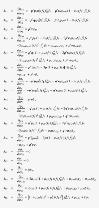 Elements Of The Jacobian Matrix Neglecting Light-time - Document #7903454