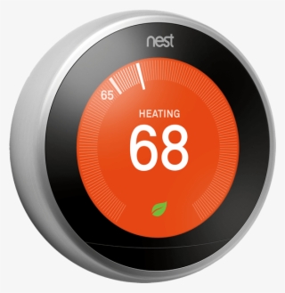 Angle View Of Nest Learning Thermostat - Nest App #7903825