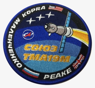 Soyuz Tma 19m Mission Patch Handmade Copy - Emblem #7904528
