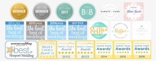 2017 01 23 Blueflash Badges Collage - Knot Best Of Weddings 2010 #7904697
