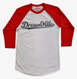 Dreamville Red Logo Raglan, Dreamville T-shirts, Dreamville - T-shirt #7905169