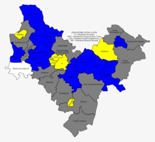 Stratford-avon 2008 Election Map - Stratford Upon Avon District #7908313