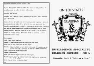 Intelligence Specialist Training Routine - Document #7908440