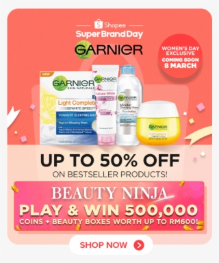 Garnier Super Brand Day Up To 50% Off - Garnier #7908583
