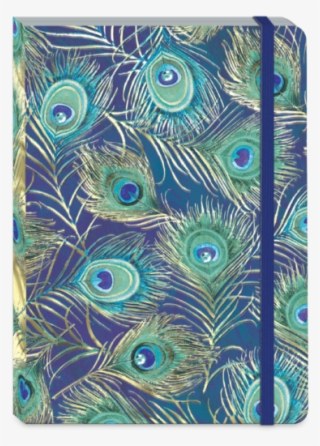 Peacock Feathers Soft Cover Journal - Mobile Phone #7909213