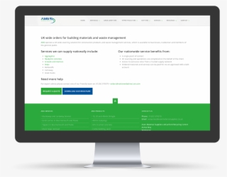 Avon Material Supplies Service Page Design - Computer Monitor #7909385