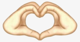 Hands Heart Emoji Cute Love Niche Moodboard Overlay - Heart Hands Emoji #7911781