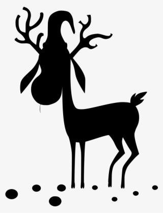 Download Png - Christmas Deer Png #7912139