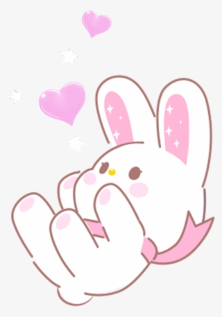 Bunny Sticker Months Ago Freetoedit Bunny Cute Soft - Cartoon #7912291