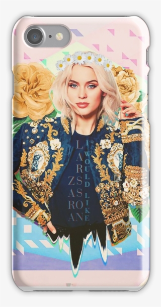 Zara Larsson Flower Iphone 7 Snap Case - Zara Larsson 2017 Photoshoot #7912546