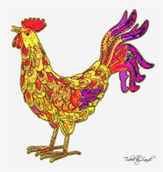 Folk Art Chickens And Roosters7 - Rooster #7913186