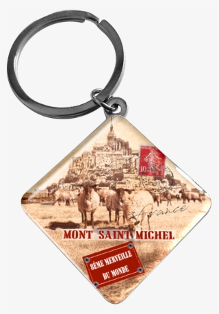 Lozenge Keychain - Porte Cle Mont Saint Michel #7913797