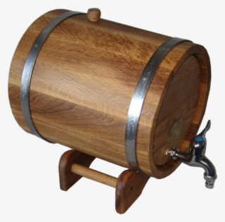 Oak Barrel With Underframe 10l, With Tires Made Of - Beer #7914042