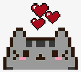 Hearts Sticker - Cute Backgrounds Pixel Art #7914560
