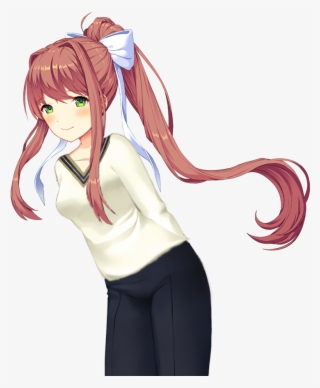 Edited Mediaa Sweater For Monika - Doki Doki Literature Club Fart #7915057