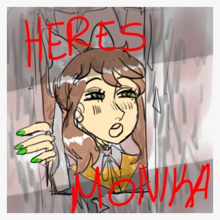 Monika Edit In Blazblue - Cartoon #7915609