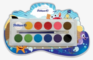 Acuarela Bus Escolar Pelikan - Watercolor Painting #7915611