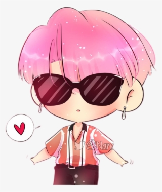 Jimin Jiminie Chimchim Parkjimin Bts Chibi Cute Pinkhai - Cartoon #7915814