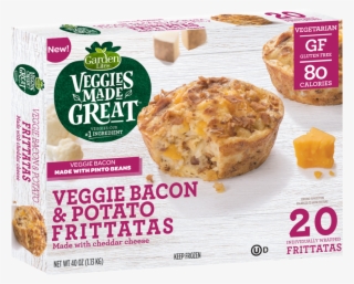 Veggie Bacon & Potato Frittata - Garden Lites Spinach Egg White Frittata #7917270