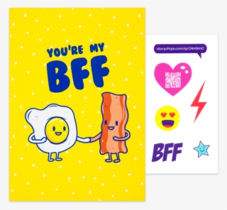 Bacon And Eggs Card #7917676