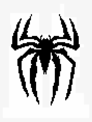 Spiderman Logo - Spiderman Symbol Pixel Art #7918087