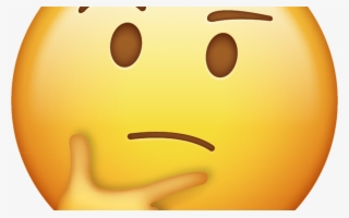 Thinking Emoji Free Download Ios Emojis Emoji Island - Smiley #7918088