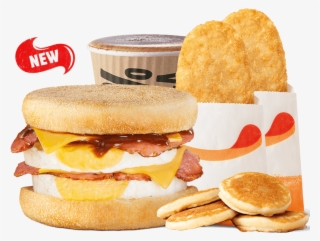 Double Bacon & Egg Super Stunner - Hungry Jacks Breakfast #7918142