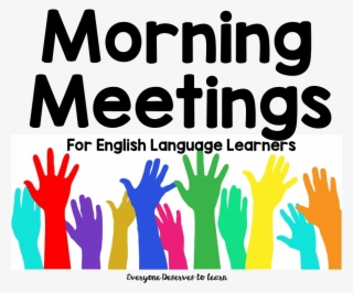 One Of My Morning Meeting Set-ups - Meeting In English #7918284