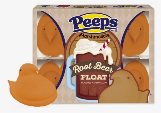 Root Beer Float Flavored Marshmallow Chicks - Sour Cherry Peeps #7918335