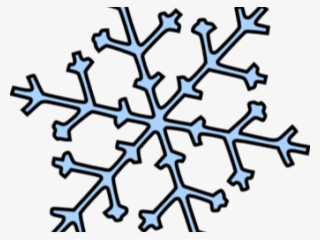 Snowflake Clipart Transparent Background - White Snowflake Outline Png #7918539