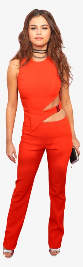 Selena Gomez In A Red Dress - Woman Red Dress Png #7919222