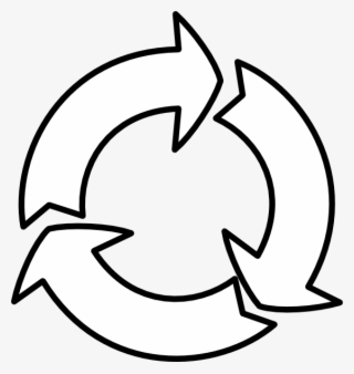 Reduce Reuse Recycle Black And White Png #7919564