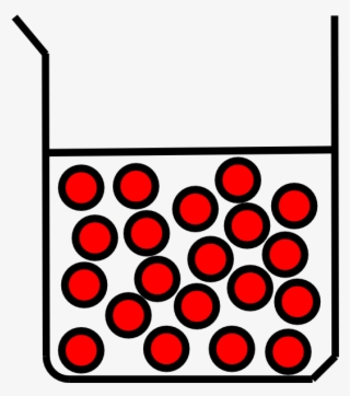 Beaker With Molecules Clip Art - Clip Art #7919604