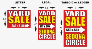 What Size Yard Sale Sign - Poster #7919999