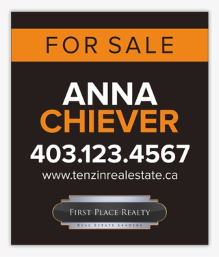 First Place Realty For Sale Sign 22″w X 26″h - Poster #7920548