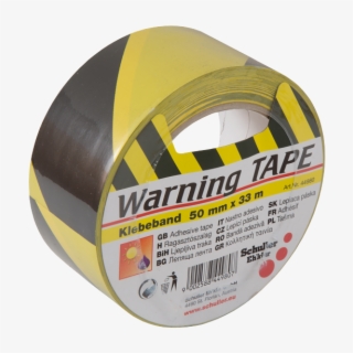 Warning-tape Gelb/schwarz Nr - Label #7921444