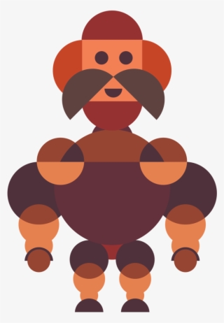 Strong Man Men's Printed Vest - Illustration #7921621 Strong Man Men's Printed Vest - Illustration #7921621