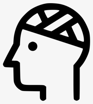 Png File Svg - Head Injury Clipart Black And White #7921802