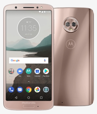 Moto G6 In Black Moto G6 In Blush - Moto G6 Oyster Blush #7925685