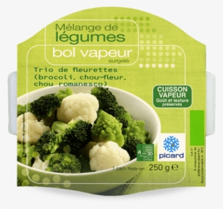Bol Vapeur Brocolis, Choux-fleurs, Choux Romanesco - Picard #7928099
