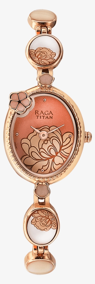 This Elegant Rose Gold Masterpiece From The Raga Aurora - Titan Watches 2566wm01 #7928360