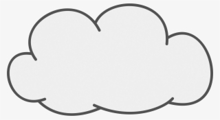 Cute Free Black And White Cloud Clipart - Clip Art #7930097