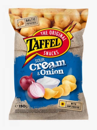 Potato Chips With Sour Cream And Onion Flavour - Taffel #7930446