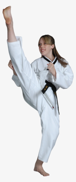 Teen Girl High Kicking - Female Martial Art Kick #7930720