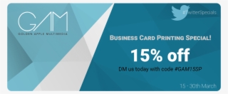 Golden Apple Multimedia On Twitter - 30 Off #7931619