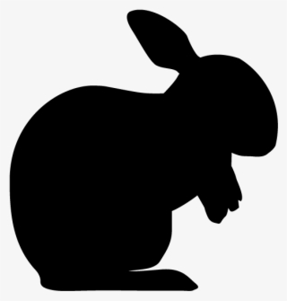 Rabbit - Silhouette - Animals Illustration - 動物 シルエット イラスト #7932816