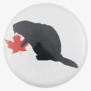 Beaver With Red Leaf - Garibaldi (fish) #7933004