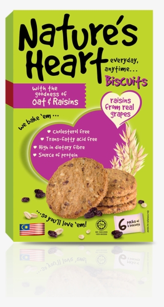 Oat Biscuits With Raisins - Nature's Heart #7933032