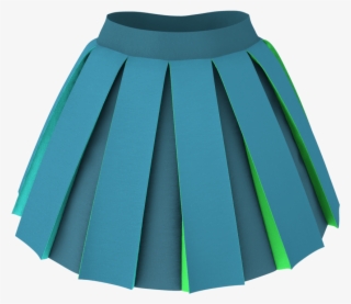 Marvelous Designer 3d Clothes Garment File Of Box Pleats - Miniskirt #7933944
