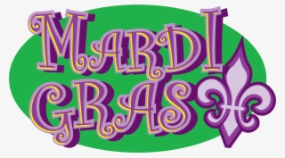 Mardi Gras Green And Purple Clip Art - Mardi Gras Clip Art Png #7934234
